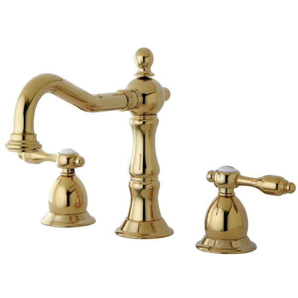 KS1972TAL 8" Widespread Bathroom Faucet, Polished Brass